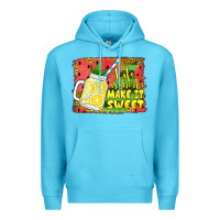 Ocean Blue life is short make it sweet Premium Hoodie - Jasminsmagicworld