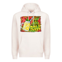 Pale Pink life is short make it sweet Premium Hoodie - Jasminsmagicworld