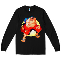 Black #rikishi rank sumo Long Sleeve Tee - linhVisuals