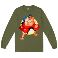 Army Green #rikishi rank sumo Long Sleeve Tee - linhVisuals
