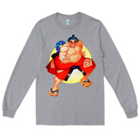 Heather Grey #rikishi rank sumo Long Sleeve Tee - linhVisuals