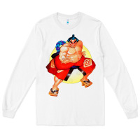 White #rikishi rank sumo Long Sleeve Tee - linhVisuals