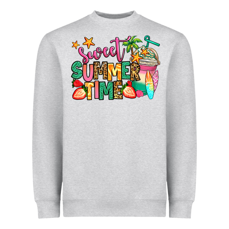 Sweet Summer Time Iced Coffee Heavyweight Sweatshirt by Jasminsmagicworld | Teevron