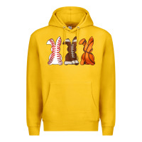 Lemon western easter support bunny Premium Hoodie - Artiststas