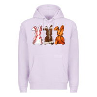 Lilac western easter support bunny Premium Hoodie - Artiststas