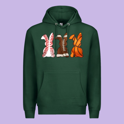 Western Easter Support Bunny Premium Hoodie Designed By Artiststas