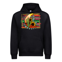 Black turquoise desert moon serape background Urban Hoodie - Jasminsmagicworld