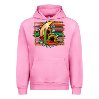 Fuchsia Pink turquoise desert moon serape background Urban Hoodie - Jasminsmagicworld