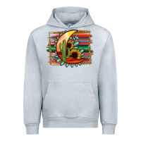 Heather Grey turquoise desert moon serape background Urban Hoodie - Jasminsmagicworld