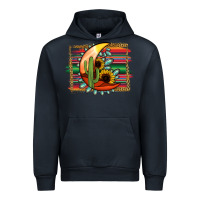 Navy turquoise desert moon serape background Urban Hoodie - Jasminsmagicworld