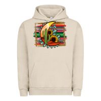 Pigment French Oak turquoise desert moon serape background Urban Hoodie - Jasminsmagicworld