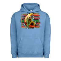 Pigment Pebble Blue turquoise desert moon serape background Urban Hoodie - Jasminsmagicworld