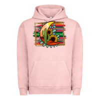 Pigment Salmon turquoise desert moon serape background Urban Hoodie - Jasminsmagicworld
