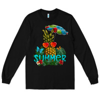 Black Summer Long Sleeve Tee - CowhideDigitalArt
