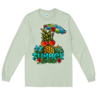Matcha Summer Long Sleeve Tee - CowhideDigitalArt