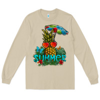 Mushroom Summer Long Sleeve Tee - CowhideDigitalArt