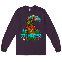 Plum Summer Long Sleeve Tee - CowhideDigitalArt