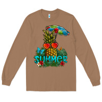Toasted Coconut Summer Long Sleeve Tee - CowhideDigitalArt