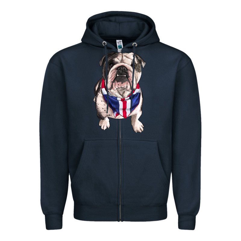 English Dog Zipper Hoodie by RanaPortraitStore | Teevron