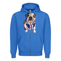 True Royal English Dog Zipper Hoodie - RanaPortraitStore