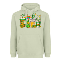 Matcha st patricks day coffee Heavyweight Hoodie - Jasminsmagicworld