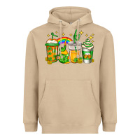 Mushroom st patricks day coffee Heavyweight Hoodie - Jasminsmagicworld