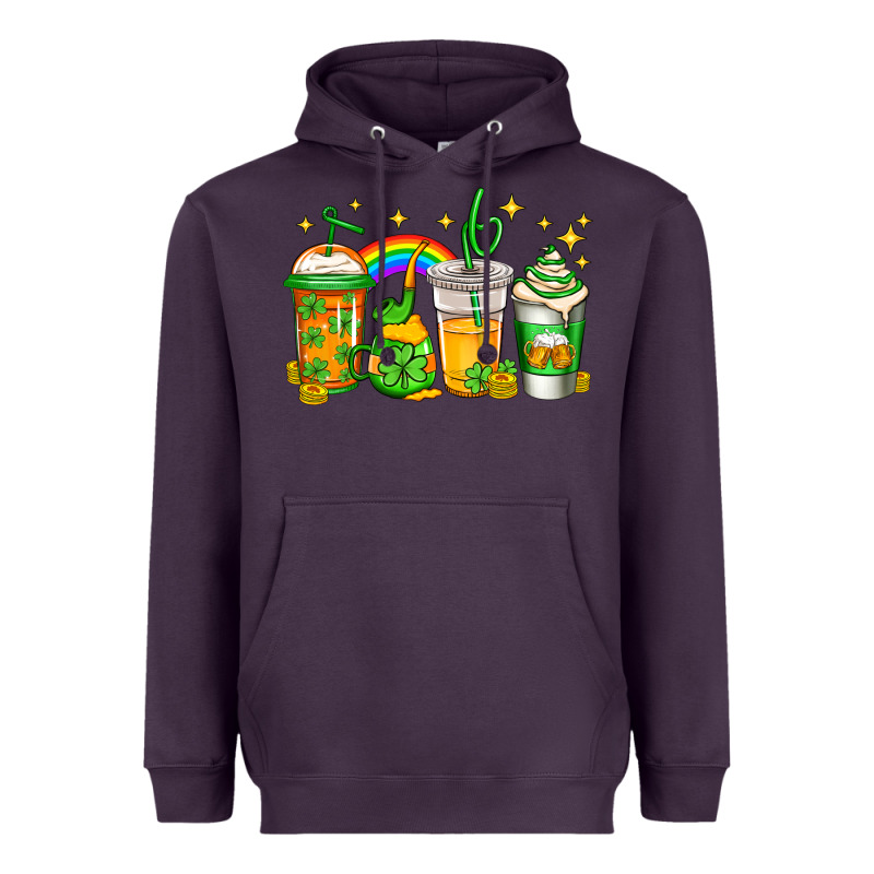 St Patricks Day Coffee Heavyweight Hoodie by Jasminsmagicworld | Teevron