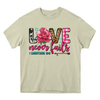 Mossy love never fails Heavy Core Tee - OliviaCreatesArt