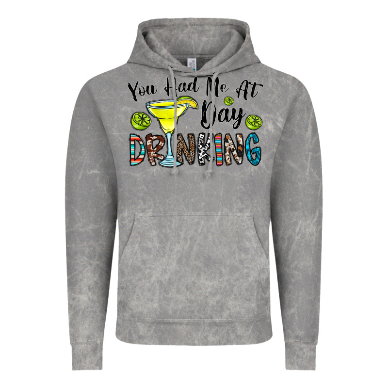 You Had Me At Day Drinkg Vintage Hoodie by CowhideDigitalArt | Teevron