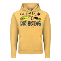 Vintage Mustard you had me at day drinkg Vintage Hoodie - CowhideDigitalArt