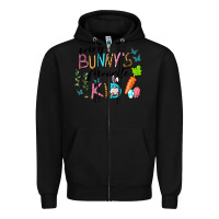 Black Every Bunnys Favorite Kid Zipper Hoodie - RanaPortraitStore