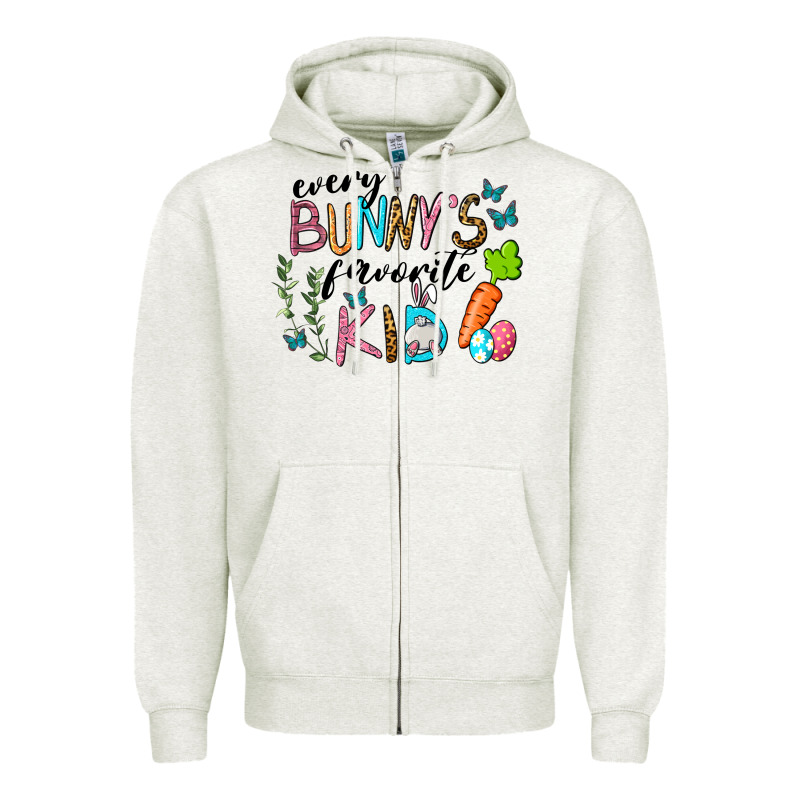 Every Bunnys Favorite Kid Zipper Hoodie by RanaPortraitStore | Teevron