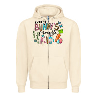 Sandshell Every Bunnys Favorite Kid Zipper Hoodie - RanaPortraitStore