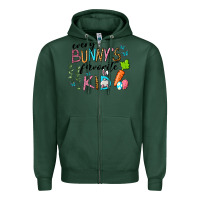 Sports Green Every Bunnys Favorite Kid Zipper Hoodie - RanaPortraitStore