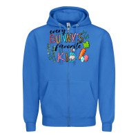 True Royal Every Bunnys Favorite Kid Zipper Hoodie - RanaPortraitStore