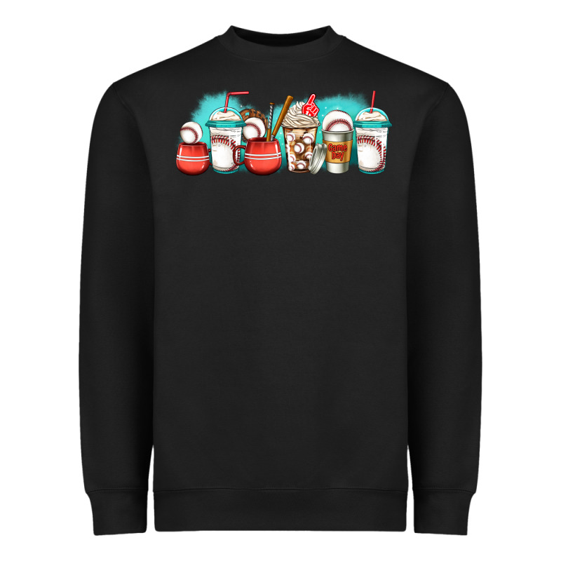 Baseball Coffee Cups Libbey Glass Heavyweight Sweatshirt by Jasminsmagicworld | Teevron
