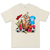 Bone Soccer Cold Drink Frappe Premium Tee - FaDigitalArtStudio