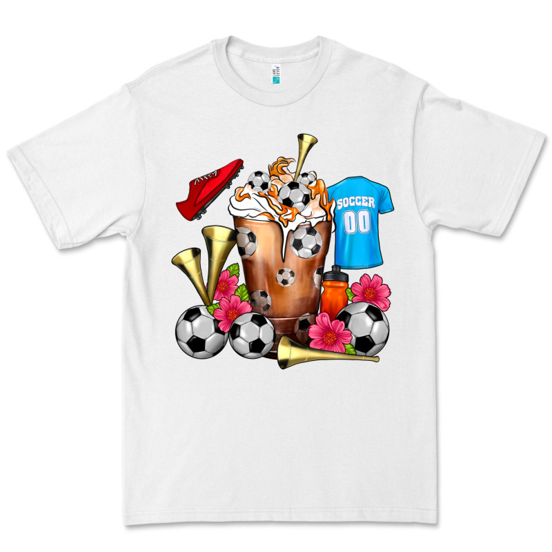 Soccer Cold Drink Frappe Premium Tee by FaDigitalArtStudio | Teevron