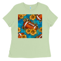Matcha american football with leopard Ladies Tee - BundleAndBundleShop