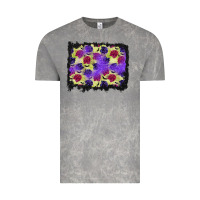 Cloud Rock halloween bat and roses background Vintage Tee - BundleAndBundleShop
