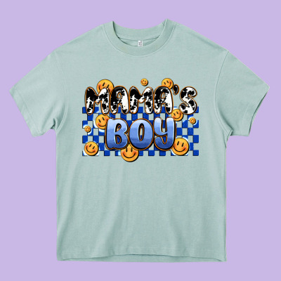 Mama's Boy Olivia Heavy Core Tee Designed By Oliviacreatesart