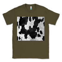 Army Green Black White Cowhide Tumbler Classic Tee - CowCowDesign