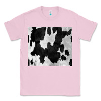 Bubblegum Pink Black White Cowhide Tumbler Classic Tee - CowCowDesign