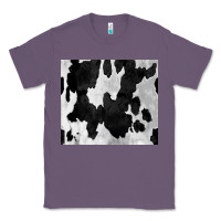 Lavender Black White Cowhide Tumbler Classic Tee - CowCowDesign
