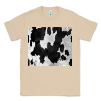 Mushroom Black White Cowhide Tumbler Classic Tee - CowCowDesign