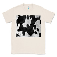 Natural Black White Cowhide Tumbler Classic Tee - CowCowDesign