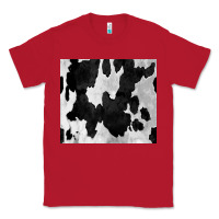 Red Black White Cowhide Tumbler Classic Tee - CowCowDesign