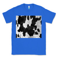 True Royal Black White Cowhide Tumbler Classic Tee - CowCowDesign