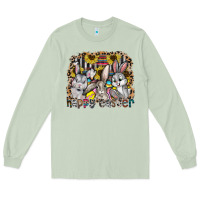 Matcha Happy Easter Long Sleeve Tee - CowhideDigitalArt