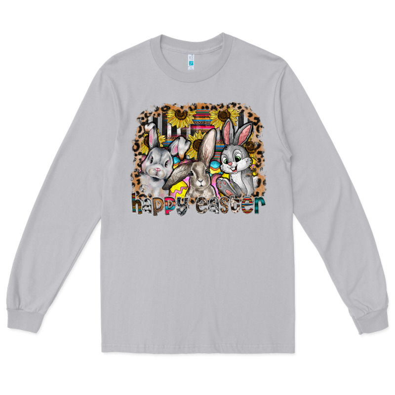 Happy Easter Long Sleeve Tee by CowhideDigitalArt | Teevron